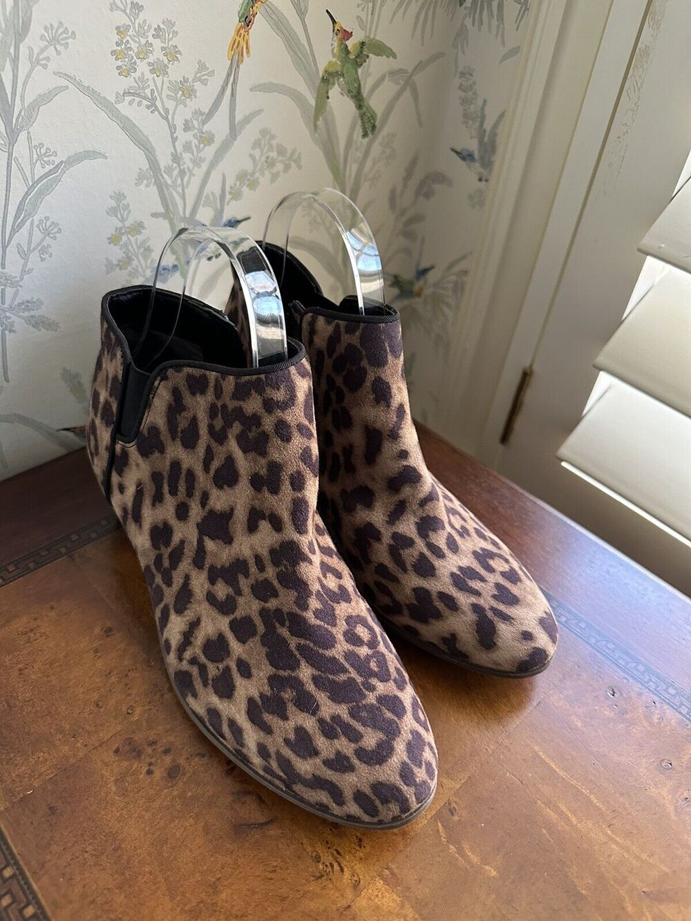 Circus Sam Edelman Womens Leopard Print Ankle Booties Boots Size 6 Multicolor